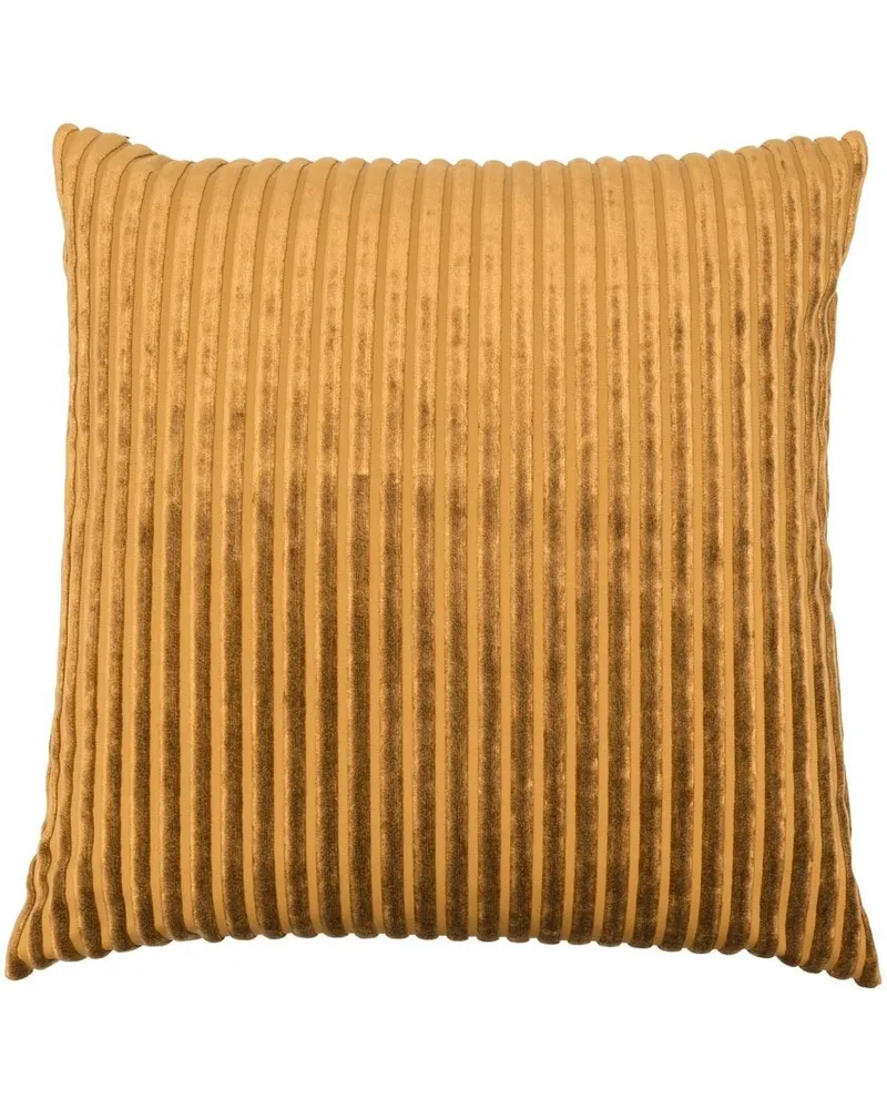 Missoni Home Geripptes Rabat Samtkissen - Gelb Gelb