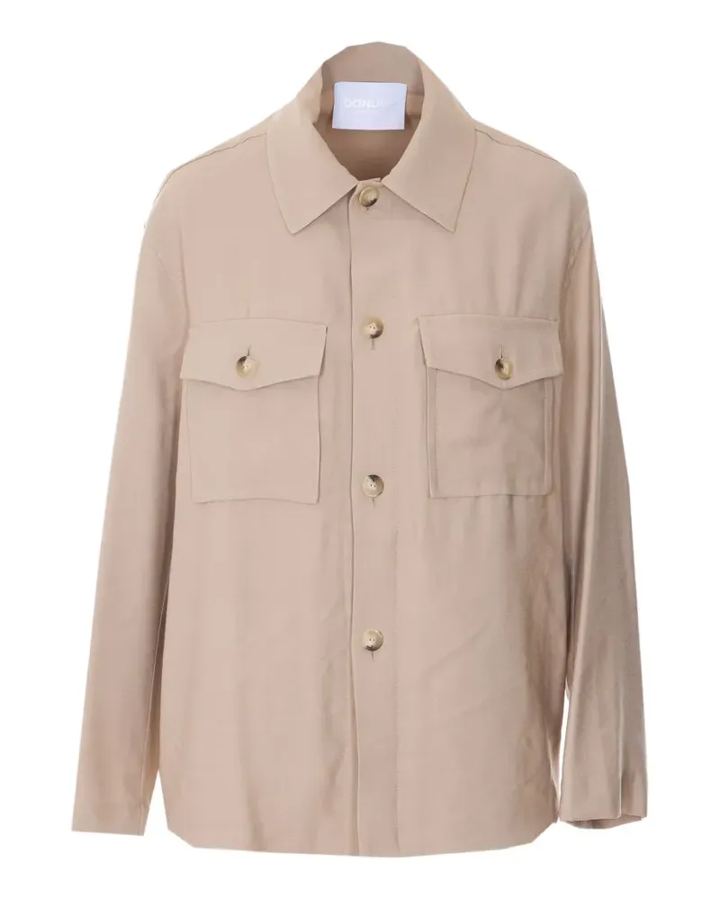 Dondup flap-pocket shirt - Nude Nude