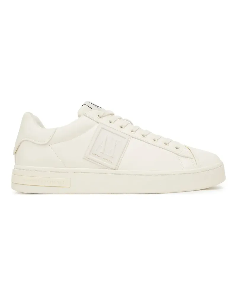 Armani Exchange Sneakers mit Logo-Patch - Nude Nude