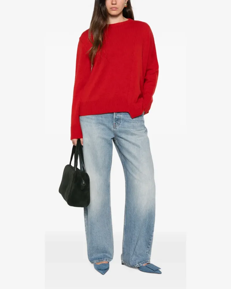 Liviana Conti asymmetric-hem sweater - Rot Rot