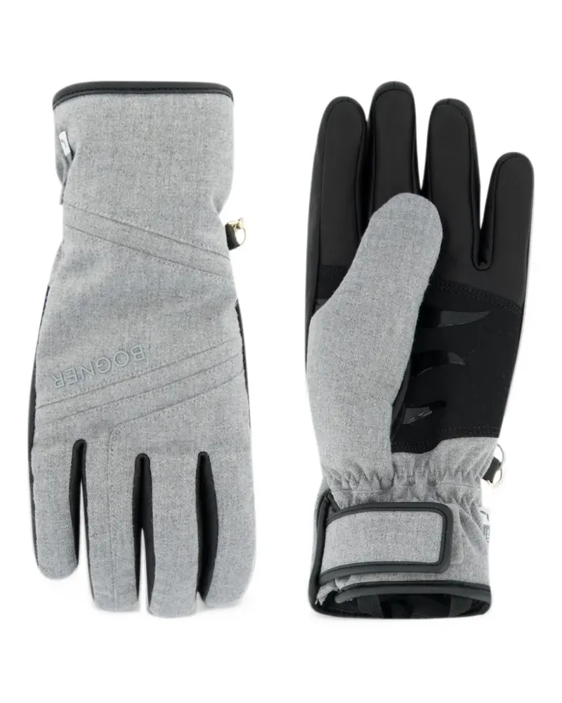 Bogner Hilla R-Tex XT panelled ski gloves - Grau Grau