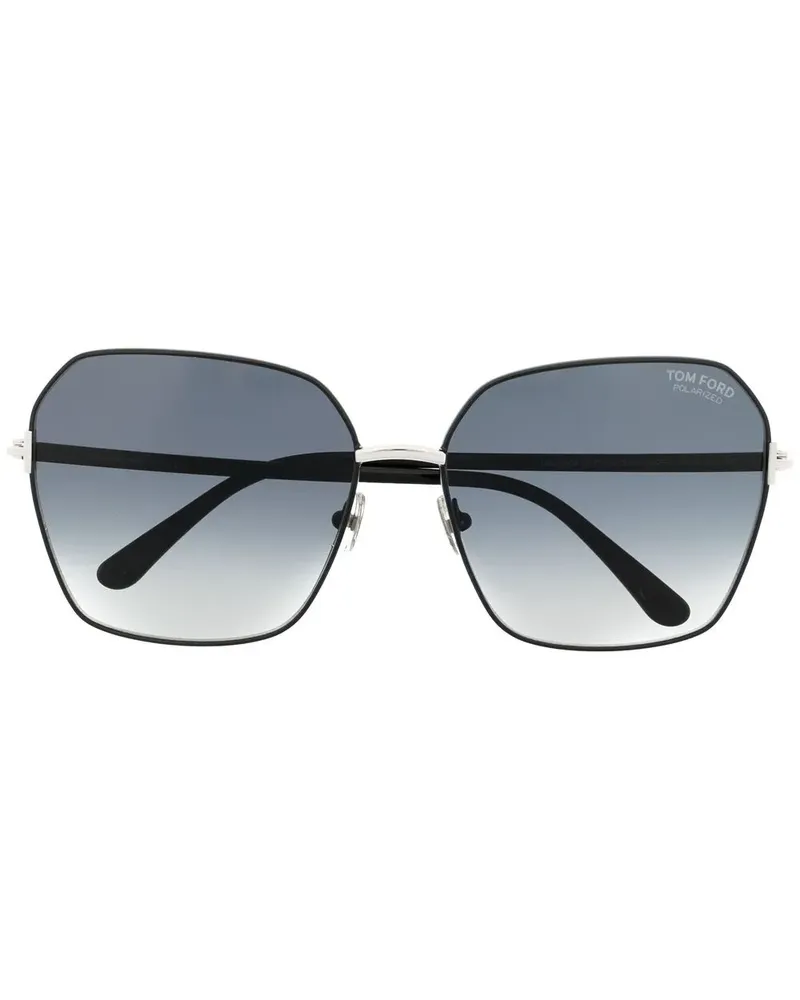Tom Ford Oversized-Sonnenbrille mit Farbverlauf - Schwarz Schwarz