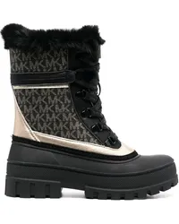 Michael Kors Ozzie Stiefeletten mit Logo Schwarz