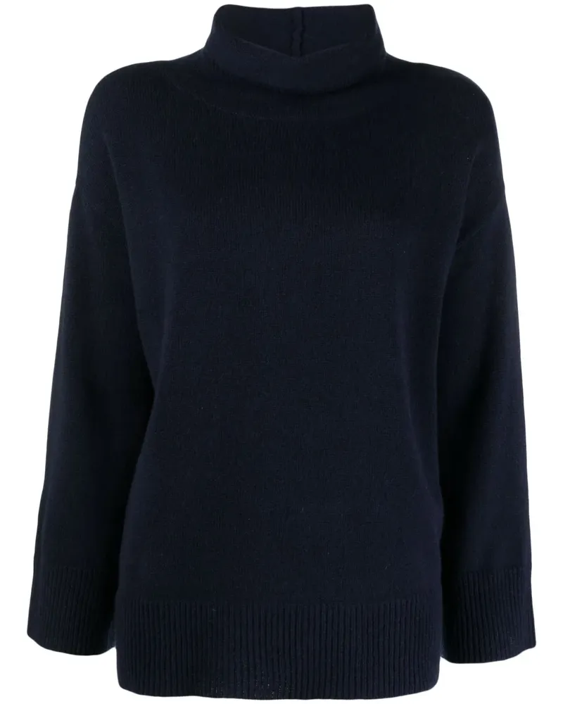 ASPESI Kaschmirpullover mit Rollkragen - Blau Blau