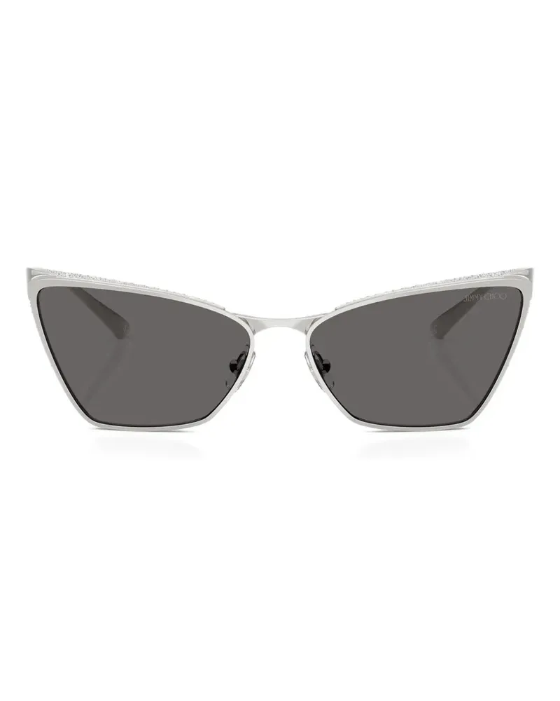 Jimmy Choo cat-eye sunglasses - Silber Silber