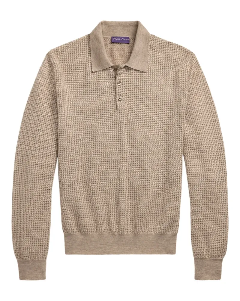 Ralph Lauren Gestricktes Poloshirt - Nude Nude