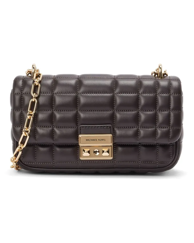 Michael Kors Gepolsterte Schultertasche - Schwarz Schwarz