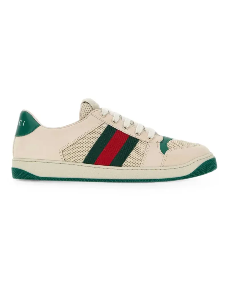 Gucci Screener Sneakers mit Mesh-Einsatz - Nude Nude