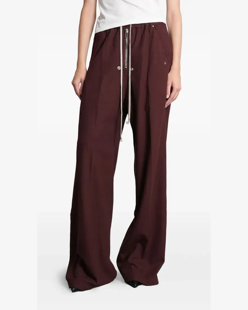 DRKSHDW by Rick Owens zip drawstring trousers - Rosa Rosa