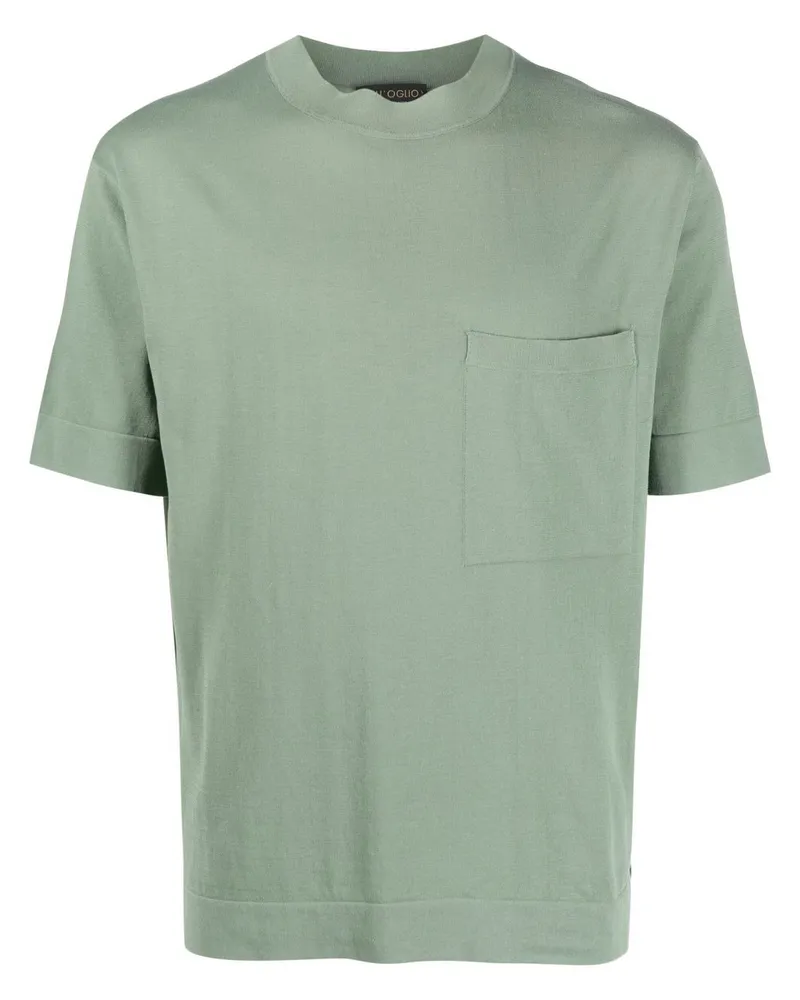Dell'oglio T-Shirt mit Rundhalsausschnitt - Grün Grün