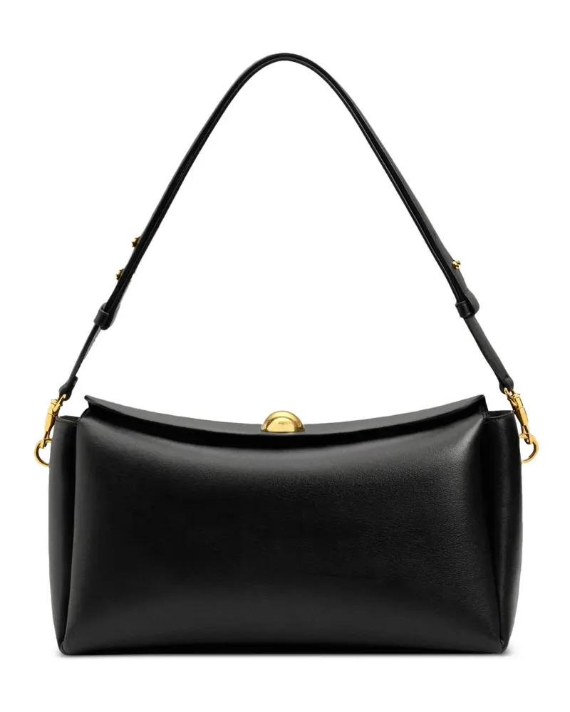 AMI Paris Mittelgroße Carrousel Schultertasche - Schwarz Schwarz