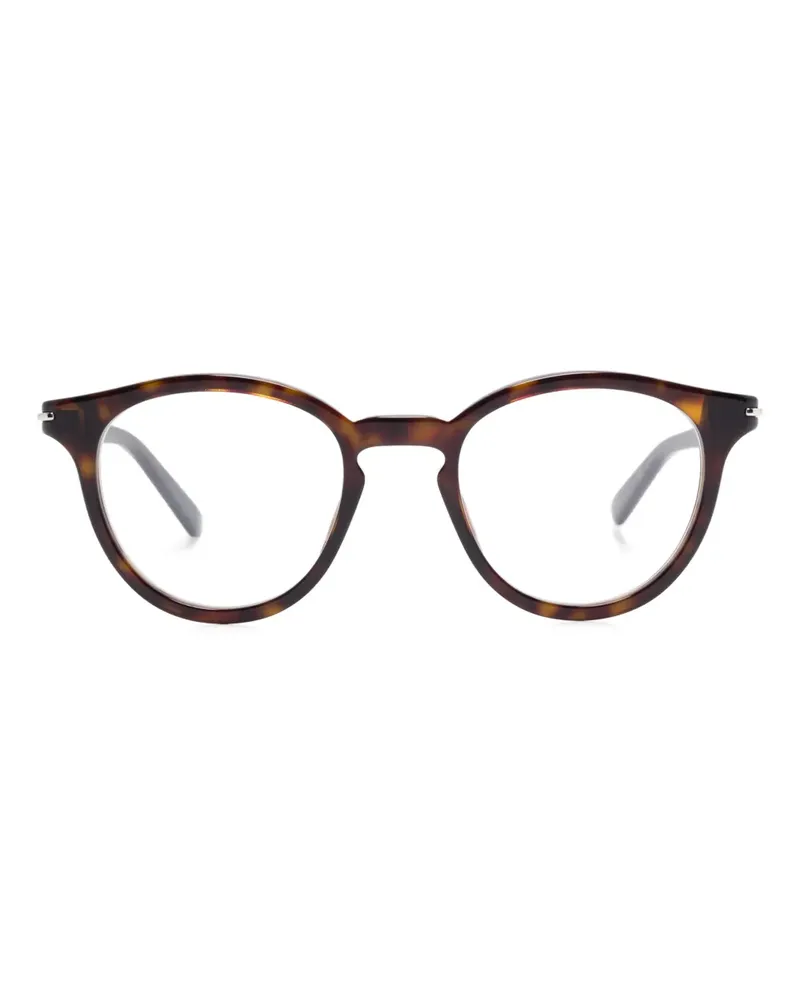 Gucci Brille im Panto-Design - Braun Braun