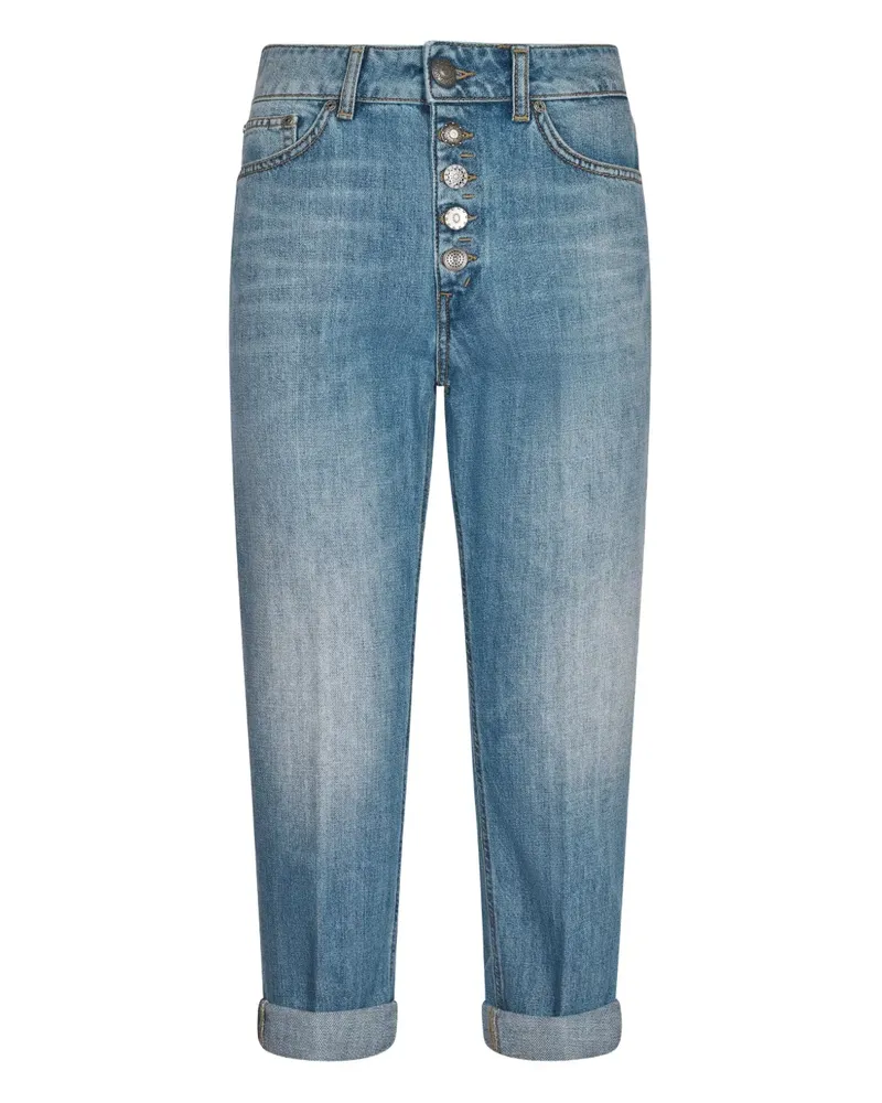 Dondup Geknöpfte Jeans mit Rollverschluss - Blau Blau