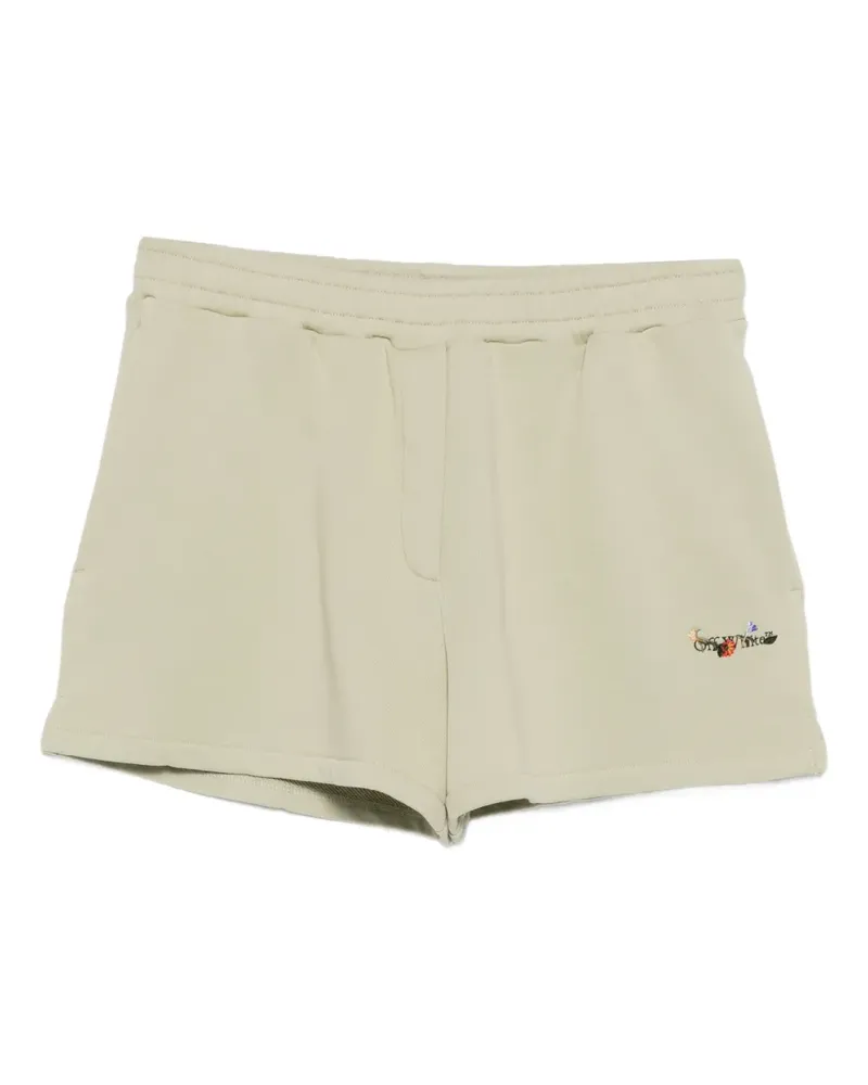 OFF-WHITE Bookish Flowers Sweatshirt - Grün Grün