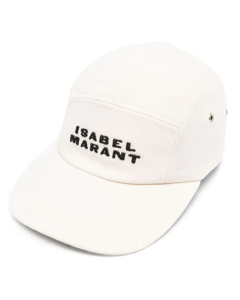 Isabel Marant Tedji Baseballkappe mit Logo-Stickerei - Nude Nude