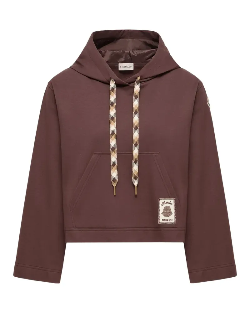 Moncler Sweatshirt aus Baumwollgemisch - Braun Braun