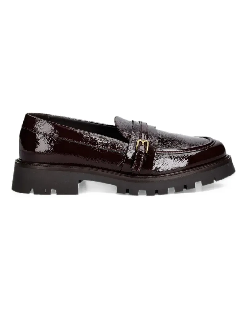 Baldinini buckle-detail lug-sole loafers - Rot Rot