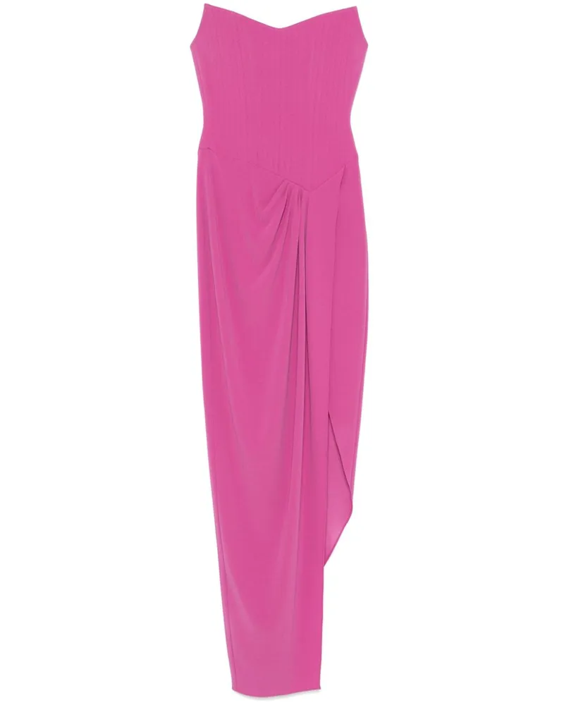 Alex Perry Minikleid mit Corsage - Rosa Rosa