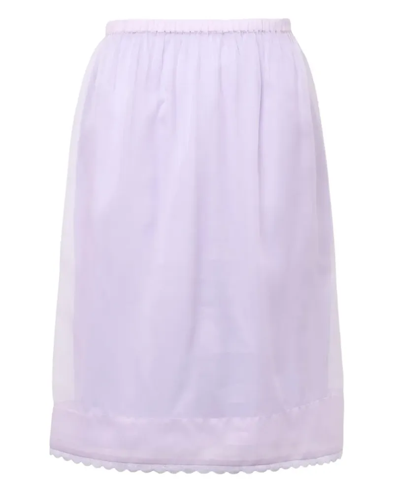 N° 21 elastic-waist silk midi skirt - Violett Violett