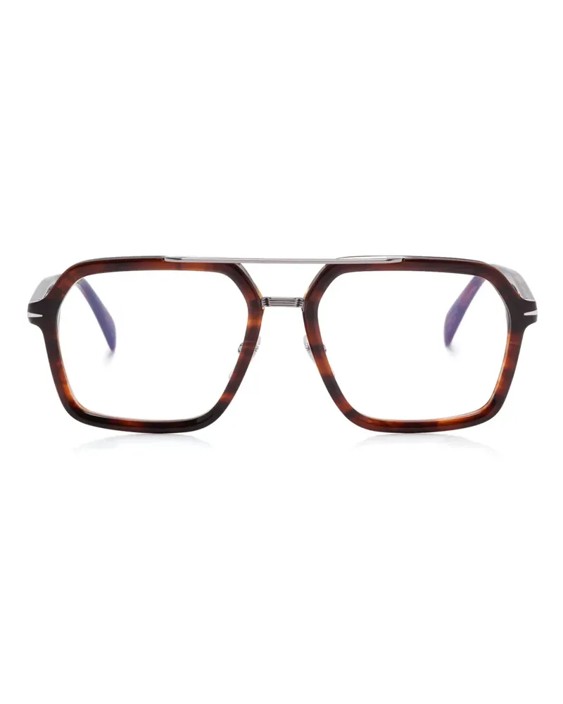 EYEWEAR by DAVID BECKHAM Klassische Pilotenbrille - Braun Braun