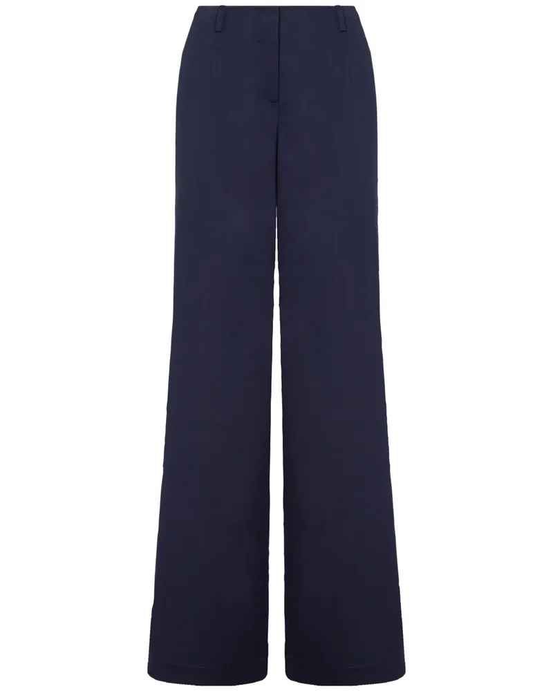 Alberta Ferretti Hose mit weitem Bein - Blau Blau