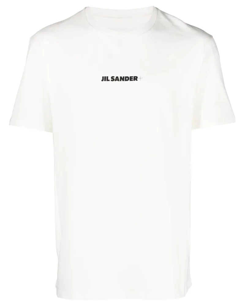 Jil Sander T-Shirt mit Logo-Print - Weiß Weiß