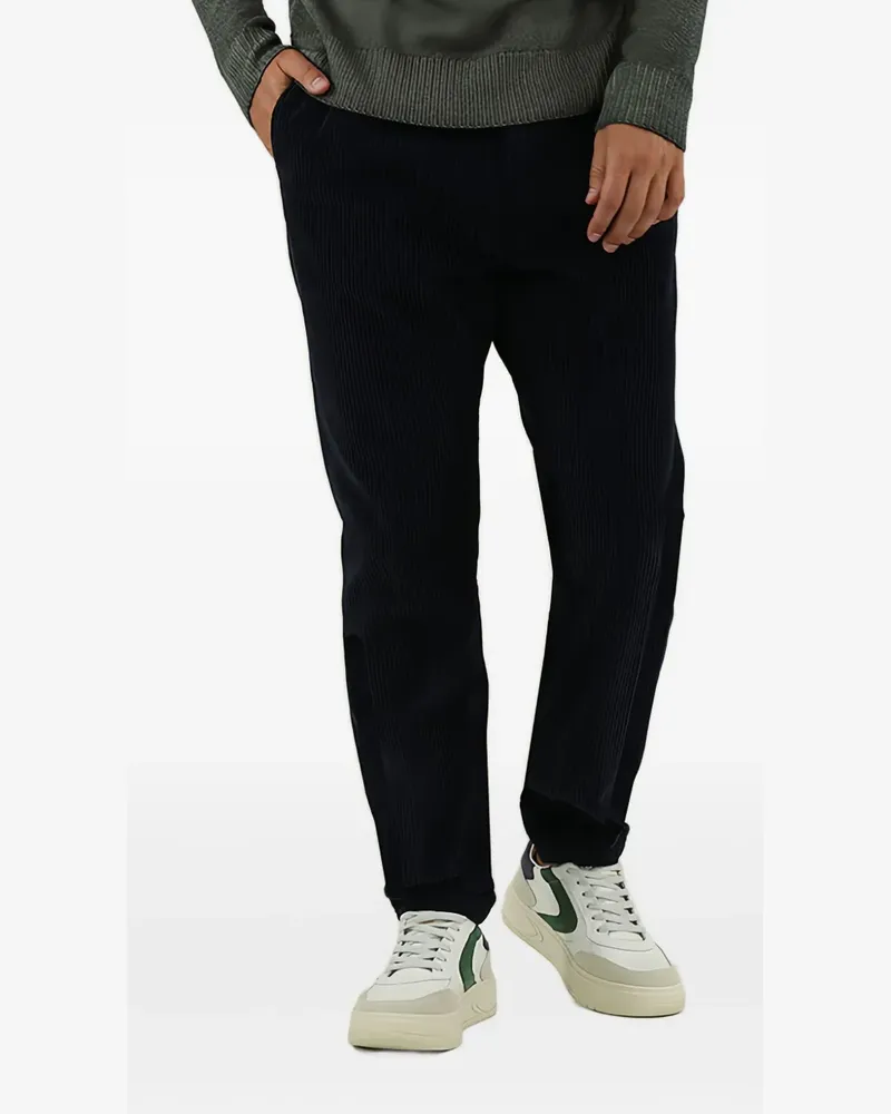 CRUNA Mitte corduroy drawstring trousers - Blau Blau