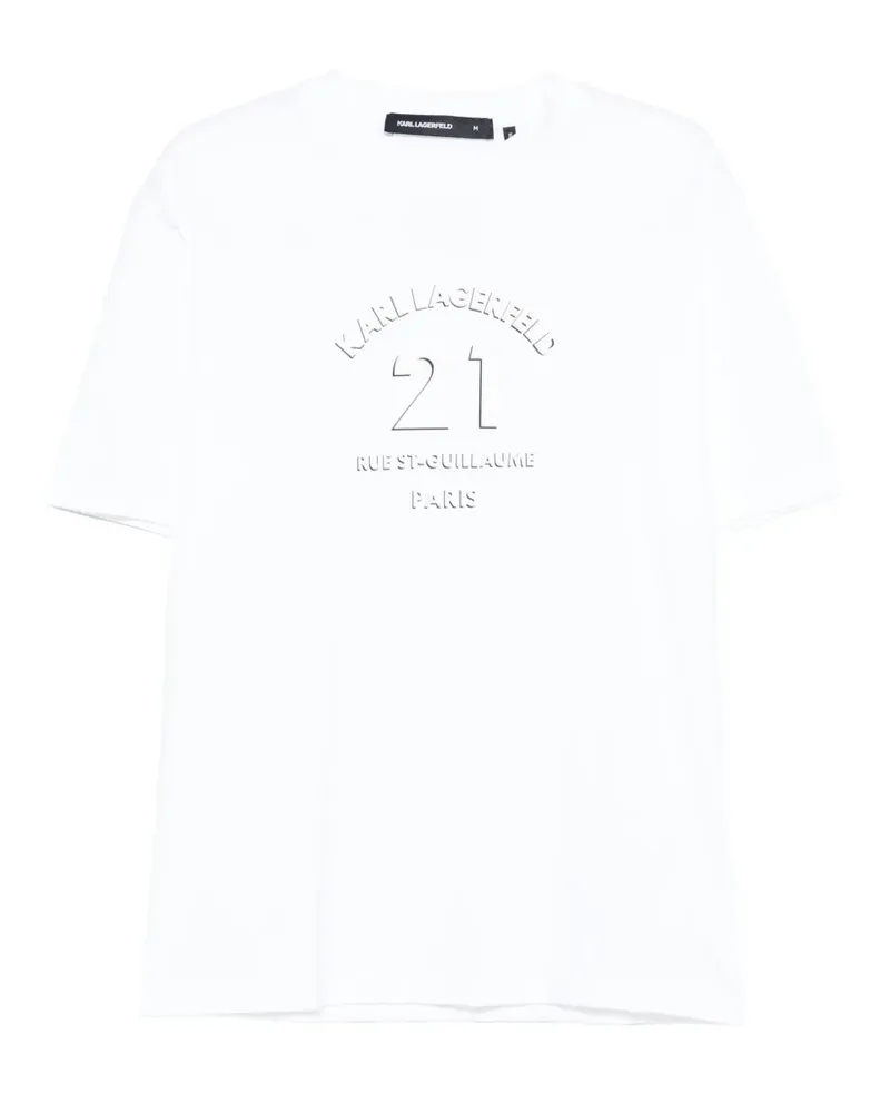 Karl Lagerfeld T-Shirt mit Logo - Weiß Weiß
