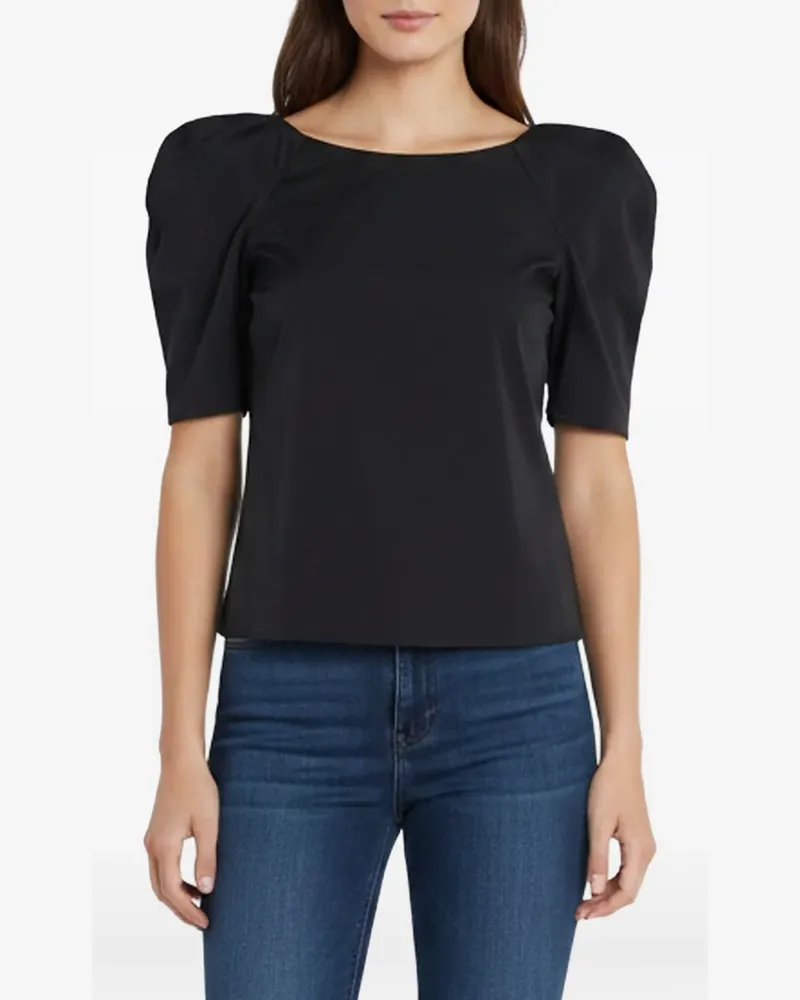 Elisabetta Franchi puff-sleeve blouse - Schwarz Schwarz