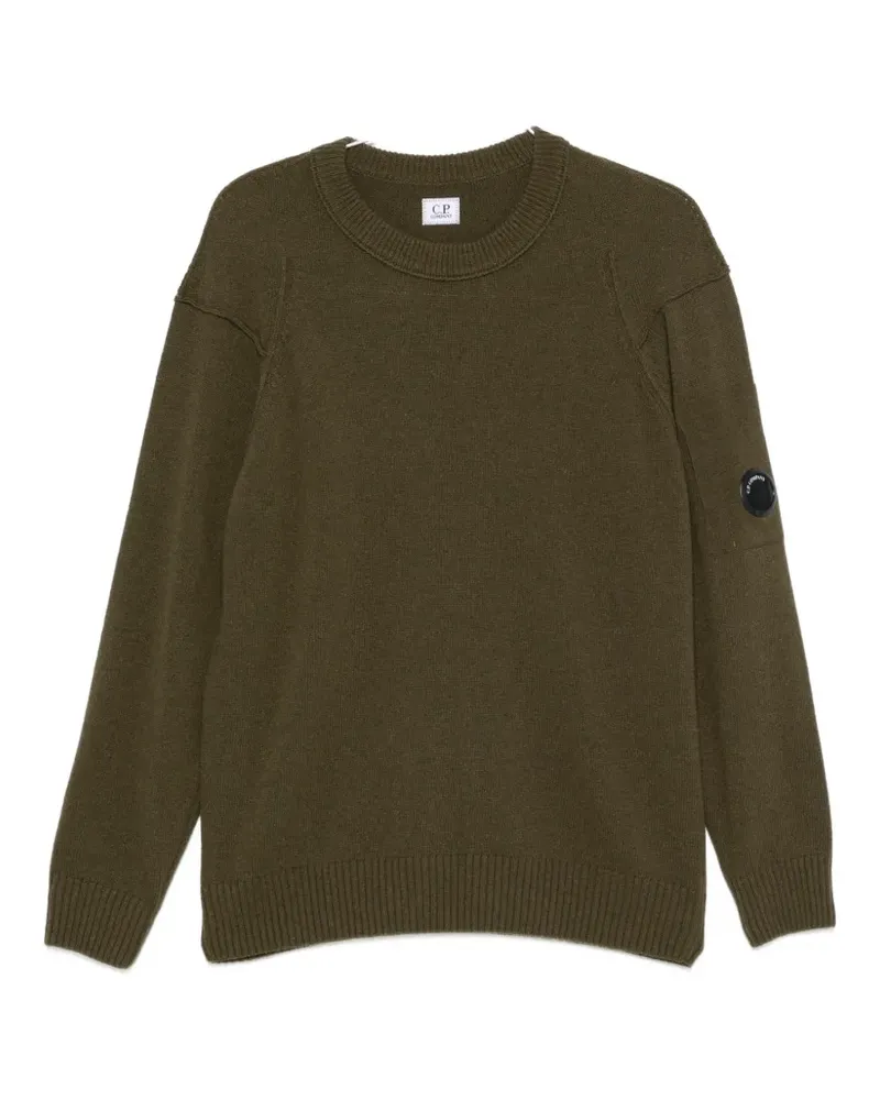 C.P. Company Pullover mit Lens-Detail - Grün Grün