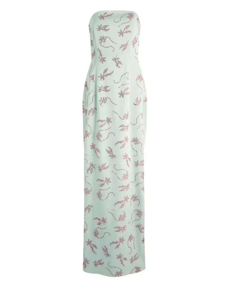 16ARLINGTON Frasia embellished strapless maxi dress - Blau Blau