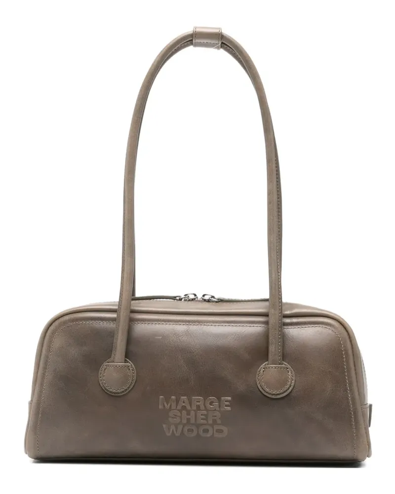 Marge Sherwood Soft zip-up shoulder bag - Grau Grau