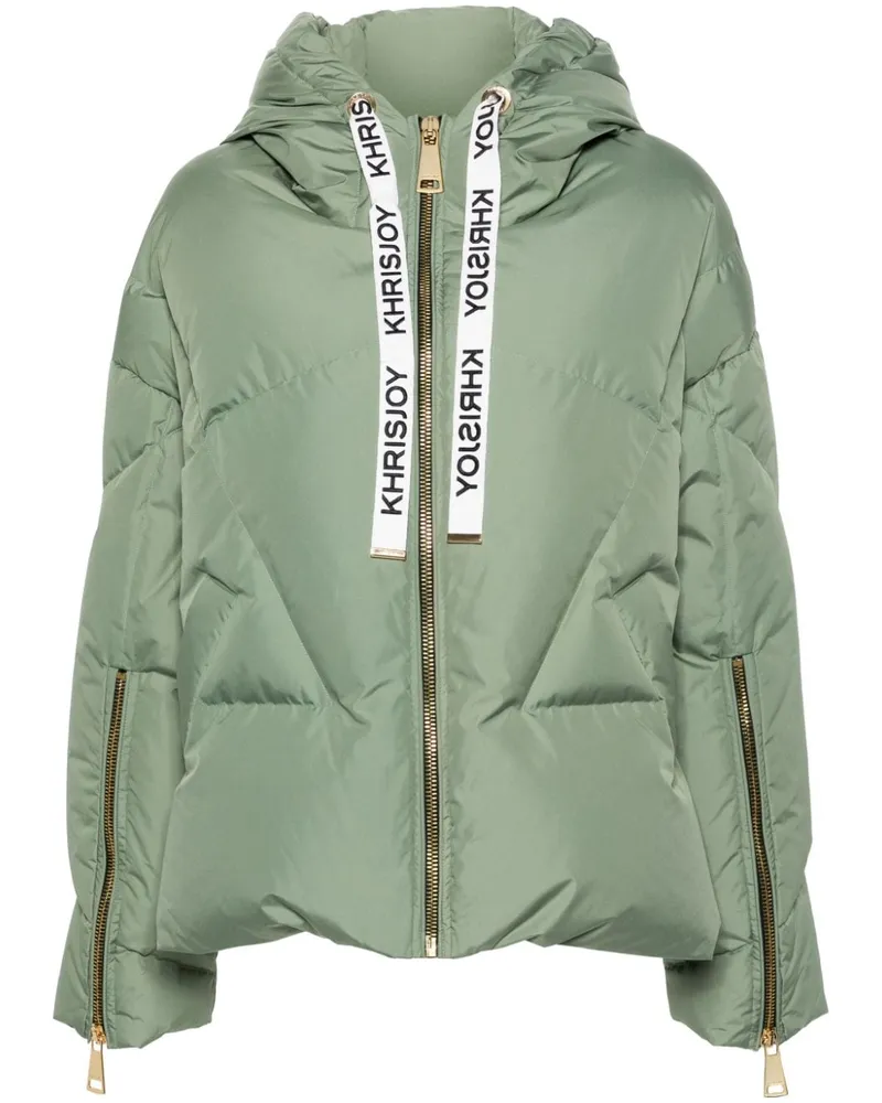 KHRISJOY Gefütterte Khris Iconic Jacke - Grün Grün