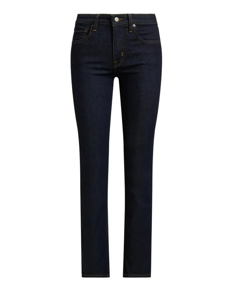 Ralph Lauren Gerade Jeans mit hohem Bund - Blau Blau