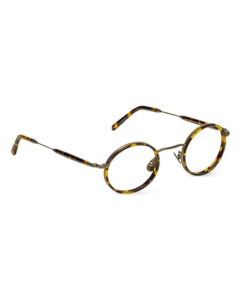 MOSCOT Cosnic Brille mit rundem Gestell - Braun Braun