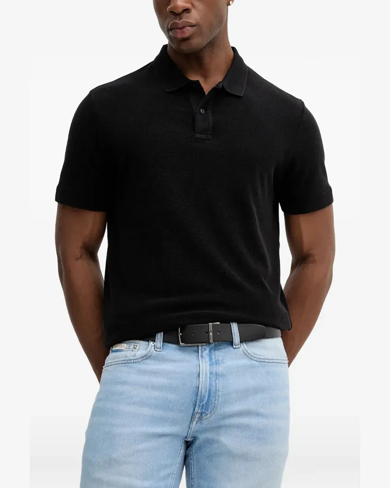 JOOP! buttoned polo shirt - Schwarz Schwarz