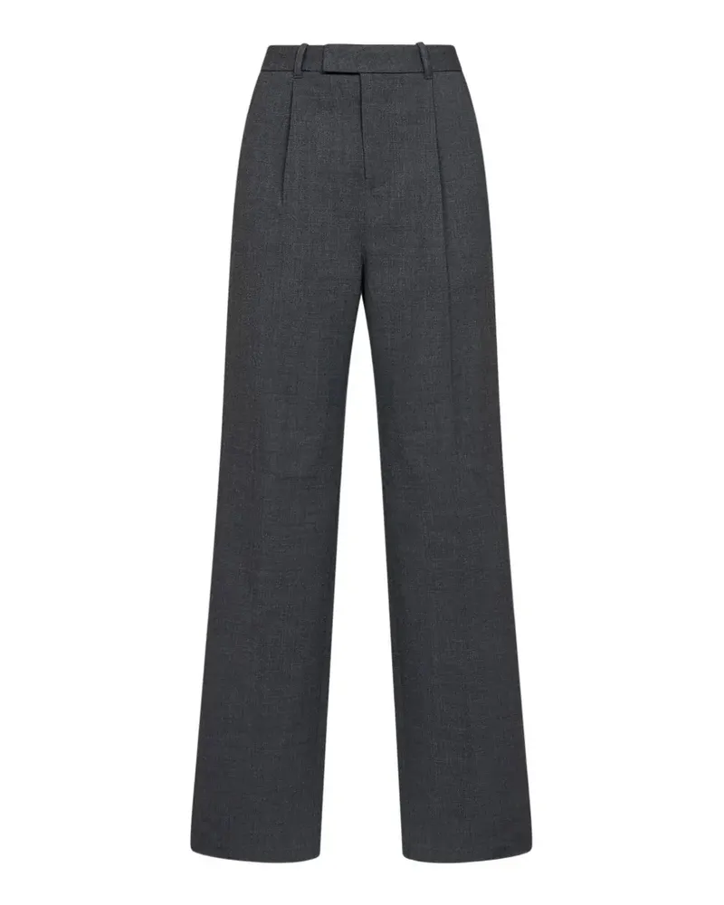 Self-Portrait pleated tailored trousers - Grau Grau