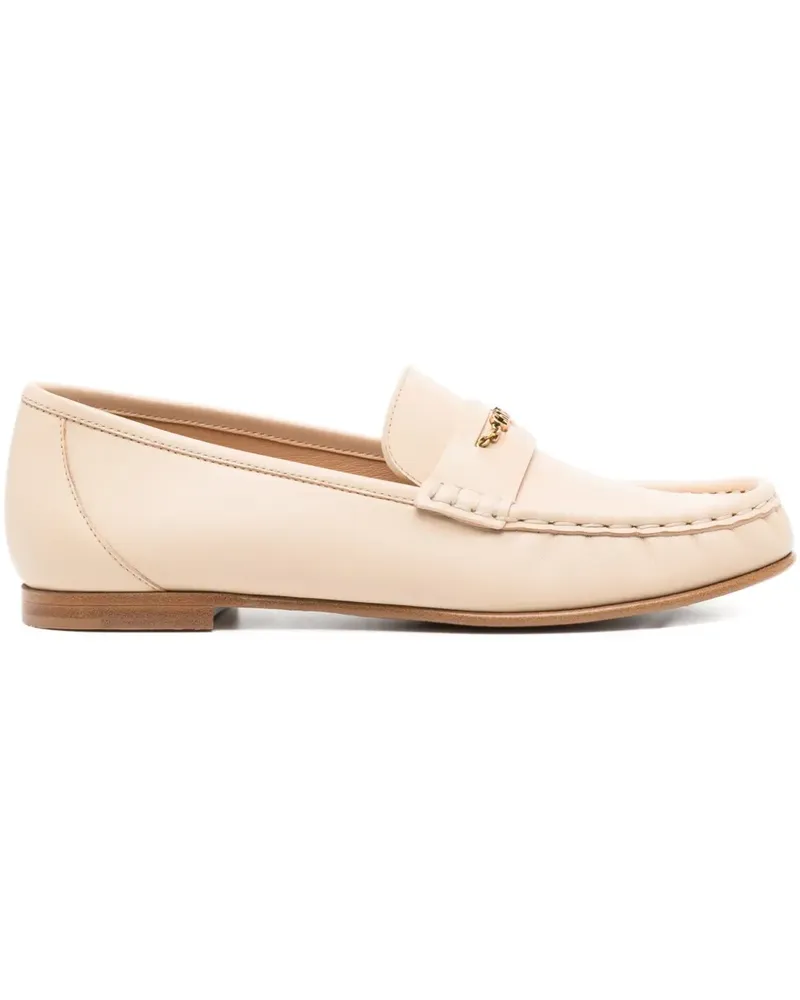 Chloé Penny-Loafer aus Leder - Nude Nude
