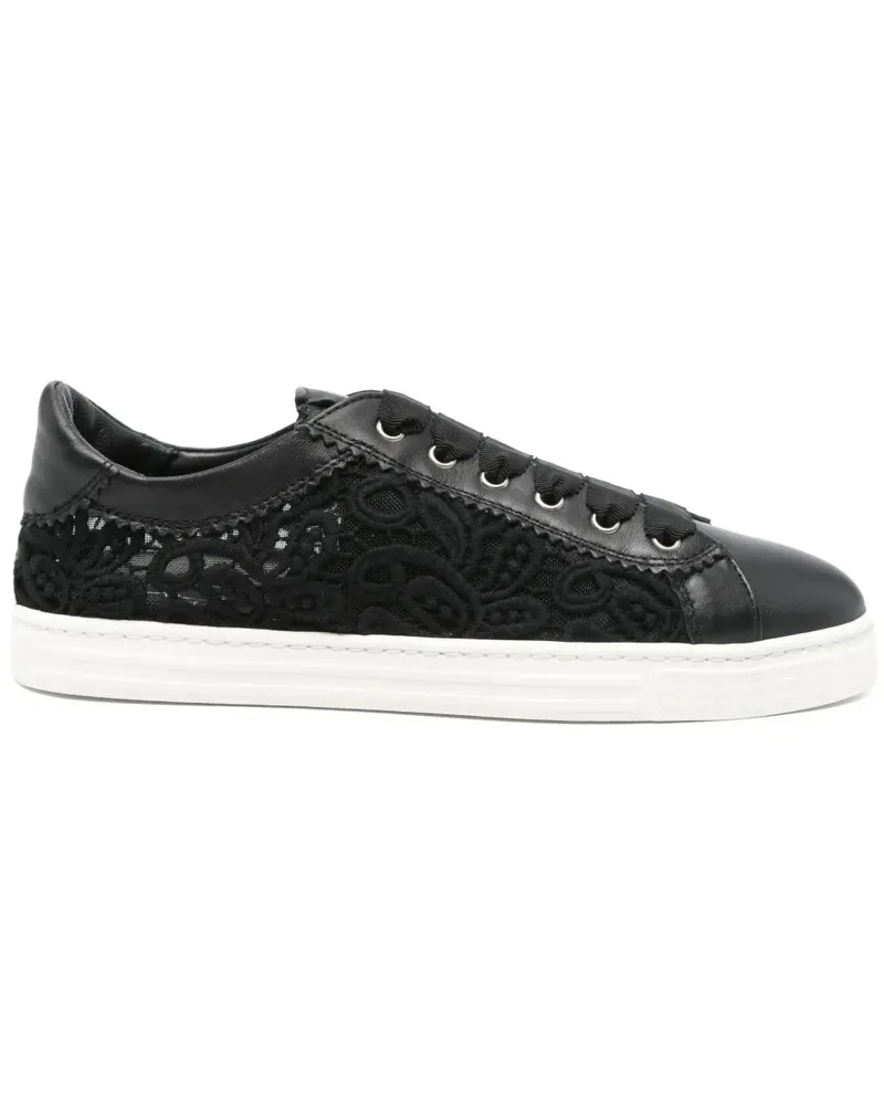 Attilio Giusti Leombruni Sneakers mit Stickerei - Schwarz Schwarz