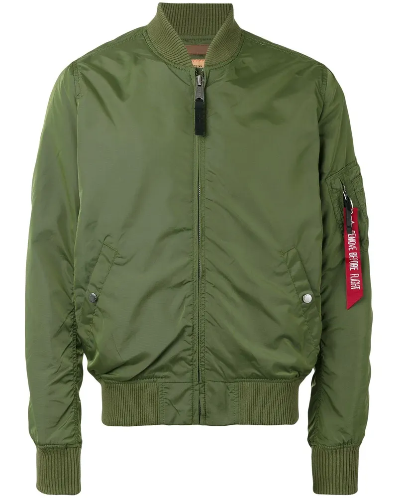 Alpha Industries Klassische Bomberjacke Grün