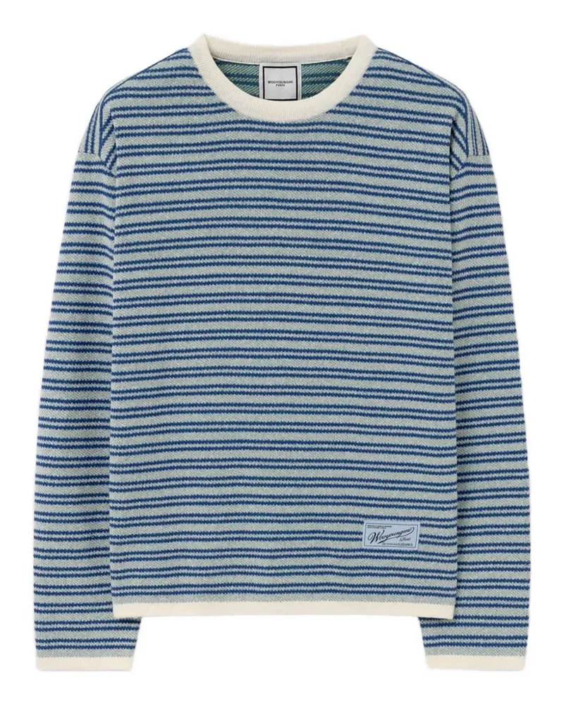 Wooyoungmi striped jumper - Blau Blau