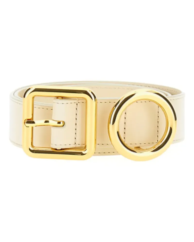 Jacquemus Gürtel mit geometrischer Schnalle - Nude Nude