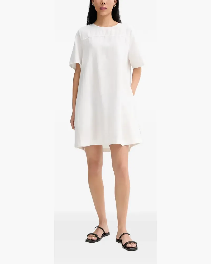 Marc O'Polo tie-back mini dress - Weiß Weiß