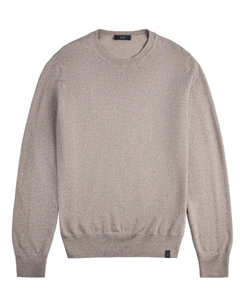 Fay Pullover mit Rundhalsausschnitt - Nude Nude