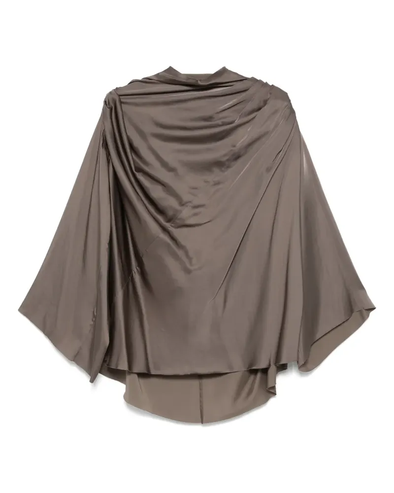 Rick Owens Claudette Bluse - Grau Grau