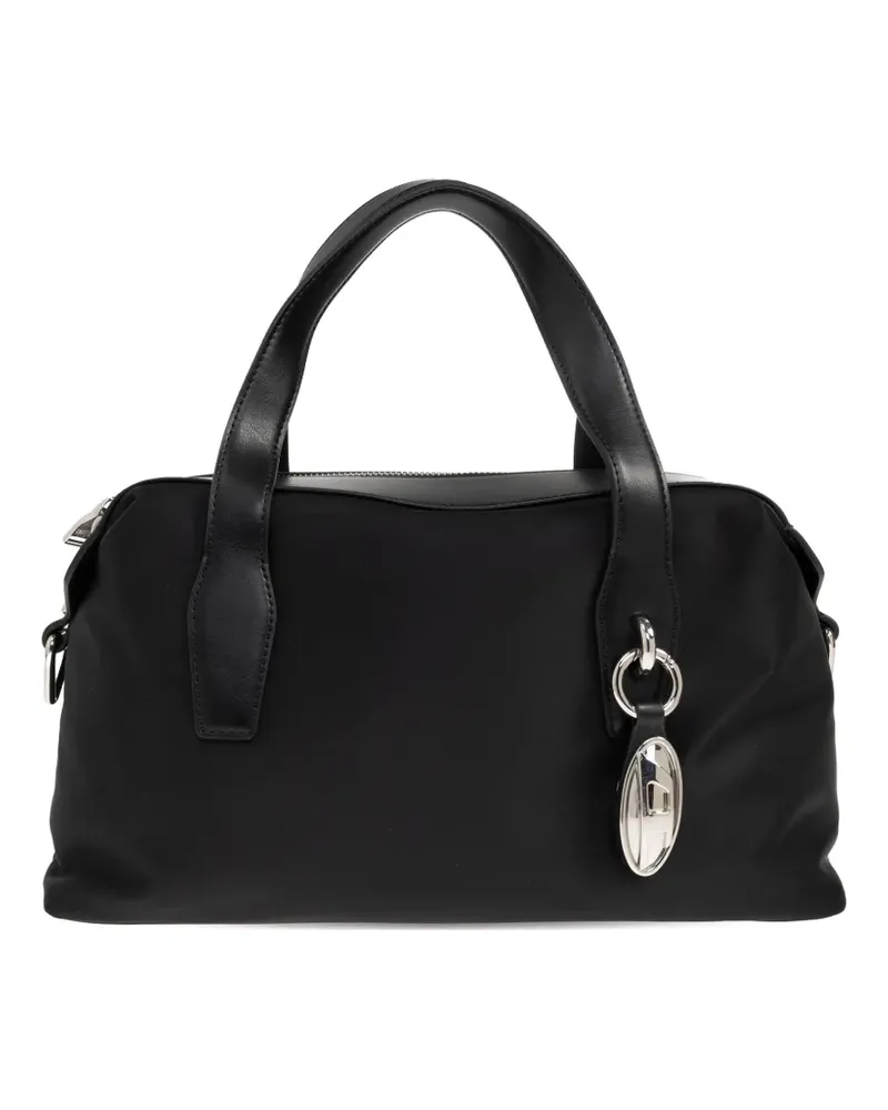 Diesel Flag-D top-handle tote bag - Schwarz Schwarz