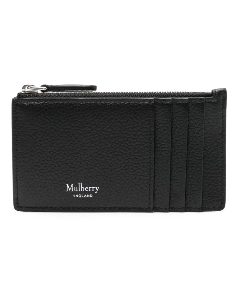 Mulberry Kartenetui mit Reißverschluss - Schwarz Schwarz
