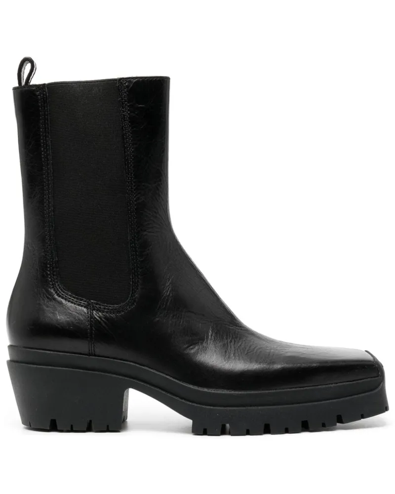 Alexander Wang Stiefel mit eckiger Kappe 55mm Schwarz