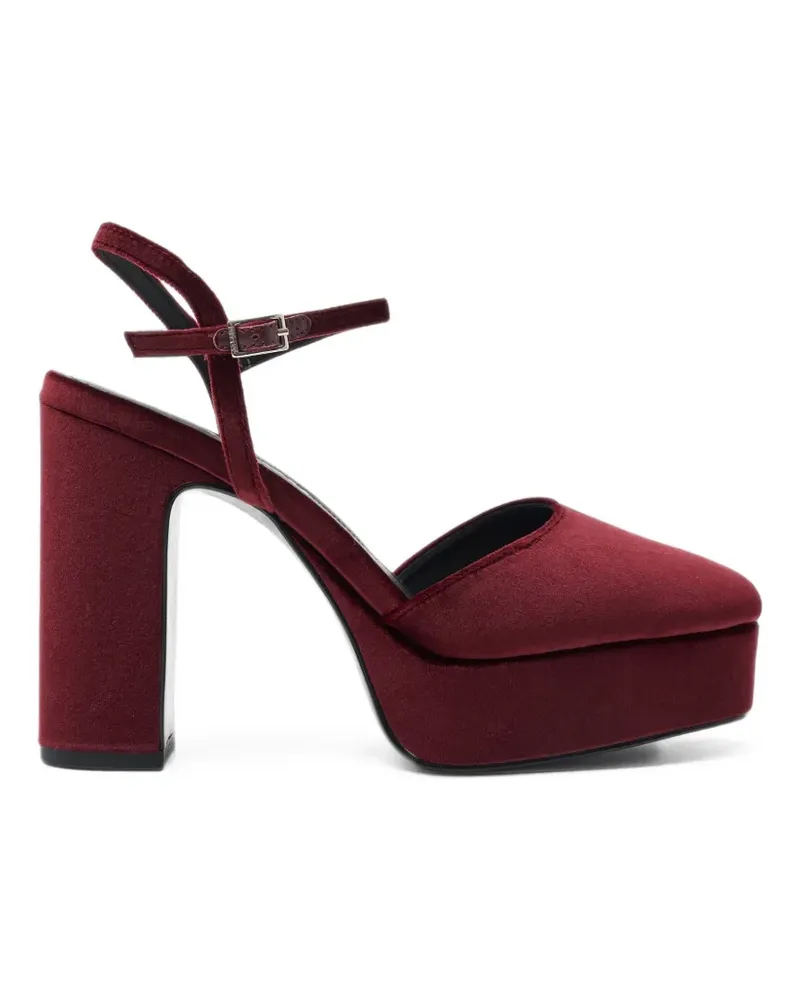 Bibi Lou Plateau-Pumps mit Schnallenverschluss - Rot Rot