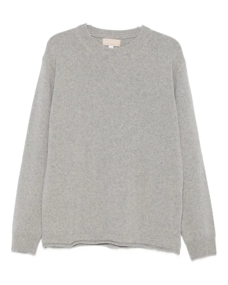 120% Lino round-neck sweater - Grau Grau